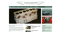 Desktop Screenshot of johnchathamcars.co.uk