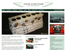 Tablet Screenshot of johnchathamcars.co.uk